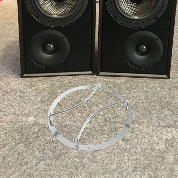 WASHWEPE 1Pack Iron Speaker Cover For Car Speakers Protective Minimalist Design 8 Inch