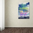 thumbnail image 3 of Trademark Fine Art "Ain't No Mountain" Canvas Art by Leah Flores, 3 of 3