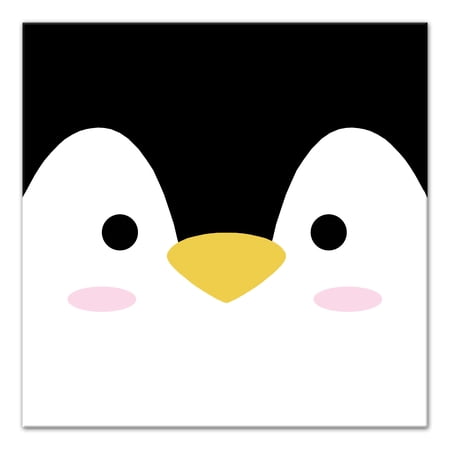 Creative Products Penguin Face 24x24 Canvas Wall Art