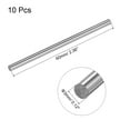 thumbnail image 2 of Uxcell 3x60mm(Dia -0/-0.01mm) Round Steel Rod 63-65 HRC HSS Lathe Bar Tool 10Pack, 2 of 5
