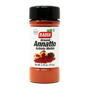 Badia Ground Annatto , Achiote Molido, 2.75 oz Bottle