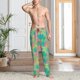 thumbnail image 2 of Balery Colorful Palm Leaves Pantalones de pijama para hombre, pijama ultraligero, pantalón de descanso-X-Large, 2 of 6