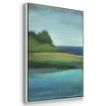 thumbnail image 3 of Silent Lakeside I Framed Premium Gallery Wrapped Canvas - Ready to Hang - 25 x 37 - White Floating Frame, 3 of 9