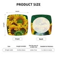 thumbnail image 6 of Gaeub Sunflowers in Bucket Square Chair Seat Covers, Stretch Fitted Printed Chair Seat Cushion Cover for Kitchen, Office - One Size, 6 of 9