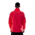 thumbnail image 3 of LIFEGUARD Officially Licensed Mens and Womens Unisex Fit Zipper-up Windbreaker Water Resistant Rain Jacket with Hood (L) Red, 3 of 7