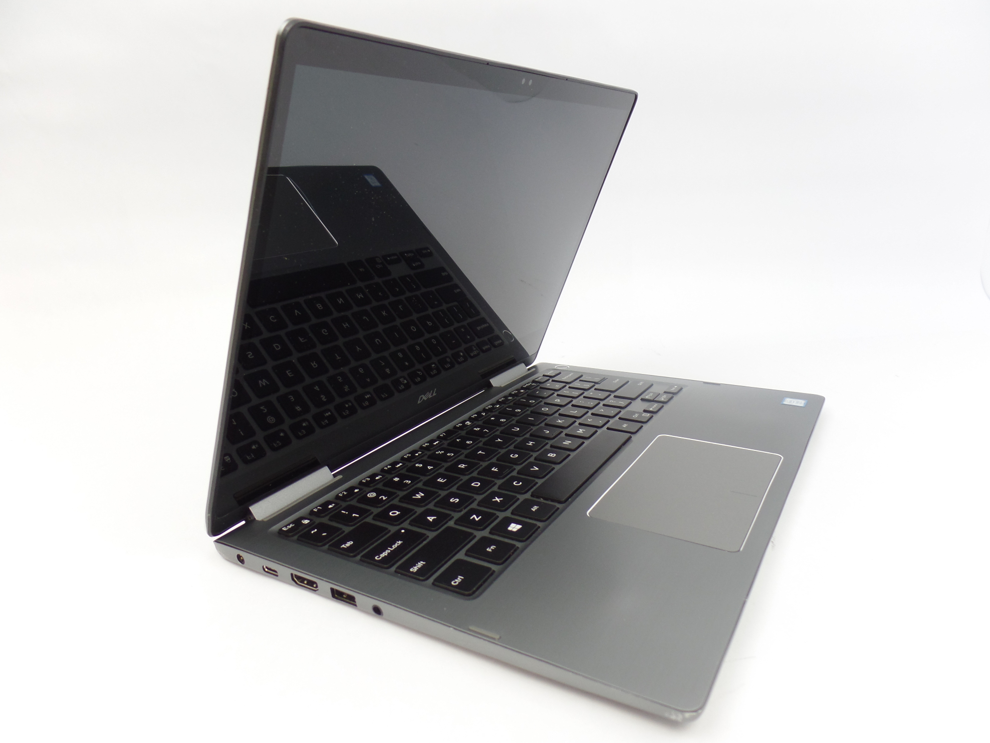 Used (good working condition) Dell Inspiron 7373 13.3" FHD Touch i7-8550U 16GB 256GB SSD W10P 2in1 Laptop U - image 4 of 6