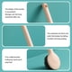 thumbnail image 5 of Utensilios de cocina, Aparatos de cocina, Cepillo de baño para fregar, Cepillo de baño para frotar la espalda con mango largo, Cepillo de baño con plumas suaves, Cepillo de baño para frotar la espalda, 5 of 6