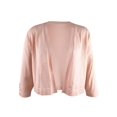 thumbnail image 1 of Tommy Hilfiger Womens Pink Long Sleeve Open Cardigan Sweater Plus Size: 3X, 1 of 1