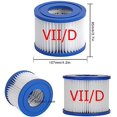 thumbnail image 2 of 2pcs Spa Hot Tub Filters, Pool Filter, Reusable for bestway VII, 2 of 5