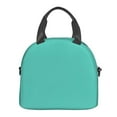 thumbnail image 3 of Hirioo Teal Turquoise for Crossbody Lunch Box for Women Men with Adjustable Shoulder Strap for School, Work and Travel, 3 of 9