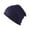 Navy, variant on Womens Solid Cotton Pullover Sleeping Head Hat For Everyday Comfort