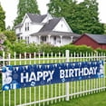 thumbnail image 4 of Happy Birthday Banner, 118x20 Inch Party Decor for Indoor & Outdoor, Birthday Decorations for Men, Women, Boys, Girls, Birthday Sign Background, 4 of 7