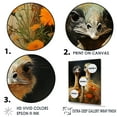 thumbnail image 3 of Designart "Graceful Grazers: Ostriches In A Family" Ostriches Floater Framed Wall Art Living Room, 3 of 5