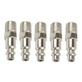 thumbnail image 1 of Male Thread Plug Adapter Air Hose Fittings Npt 1/4 Inch Quick Coupling Release, 1 of 1