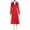 Red, variant on Women's Red Dress for Fairy Mary Nanny Coat Uniform