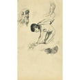 thumbnail image 3 of Otto Greiner 15x24 Black Modern Framed Museum Art Print Titled - Male Acts (Student Sheet), 3 of 5