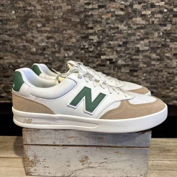 New Balance 300 Court White/Green-Beige CT300GB3 Mens Size 10