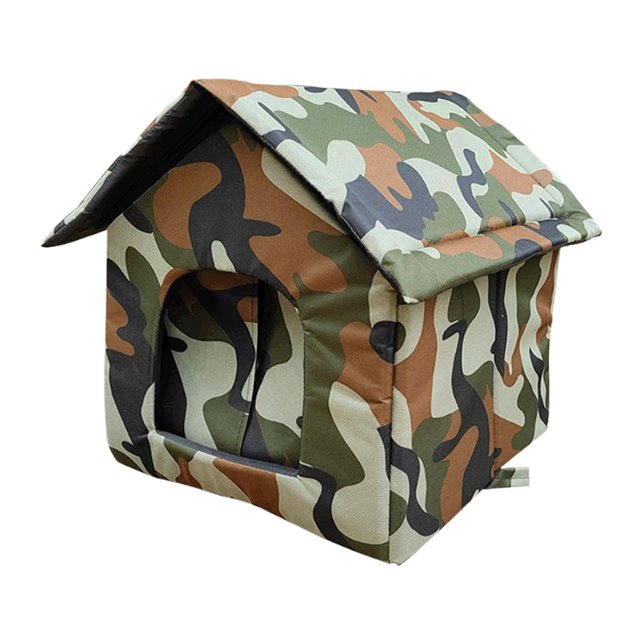 Refugio para gatos callejeros, casa para gatos callejeros, escondite desmontable, versátil e impermeable. SG