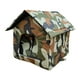 thumbnail image 1 of Caseta para mascotas, Refugio para gatos, Caseta exterior para gatos, Protección contra el frío, Para animales pequeños L, 1 of 9