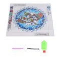 thumbnail image 2 of Diamond Painting Set DIY Hand Made Diamond Embroidery Decorative Painting 5D Snowman Diamond Painting, 2 of 3