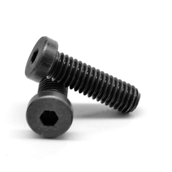 M8 x 1.25 x 45 MM (PT) Coarse Thread DIN 7984 Class 10.9 Socket Low Head Cap Screw Alloy Steel Black Oxide Pk 25
