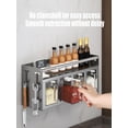thumbnail image 4 of Spice Rack Organizer Carbon Steel Kitchen Rack Organizer Counter Storage Shelf 1-Tier Bathroom Countertop Organizer New, 4 of 7