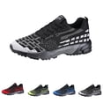 thumbnail image 2 of XIMIN Men's Mesh Slip-On Walking Safety Shoes Lightweight Training Workout Athletic Gym Footwear Warehouse Industry Work Sneakers Platform Tennis Running Sneakers, 2 of 8
