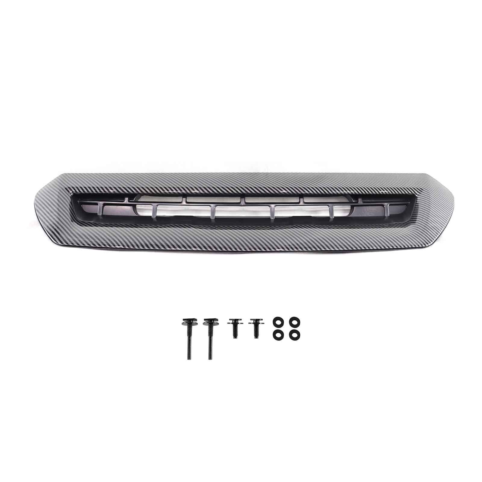 New Carbon Fibre Hood Air Vent For 17-19 GMC Sierra 2500 HD 3500 HD