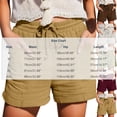 thumbnail image 3 of BRELIL Women's Elastic Waist Shorts with Pockets Casual Solid Lounge Shorts Beach Vacation Summer Outfits Loose Fit Travel Trousers, Green S, 3 of 7