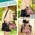 thumbnail image 5 of FORMRS Insulated Lunch Bag Unisex Large Capacity with Shoulder Strap, Cute Doughnuts Pattern, 5 of 6