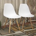 thumbnail image 2 of Chaise d'Appoint Azzo en Blanc (Lot de 2), 2 of 2