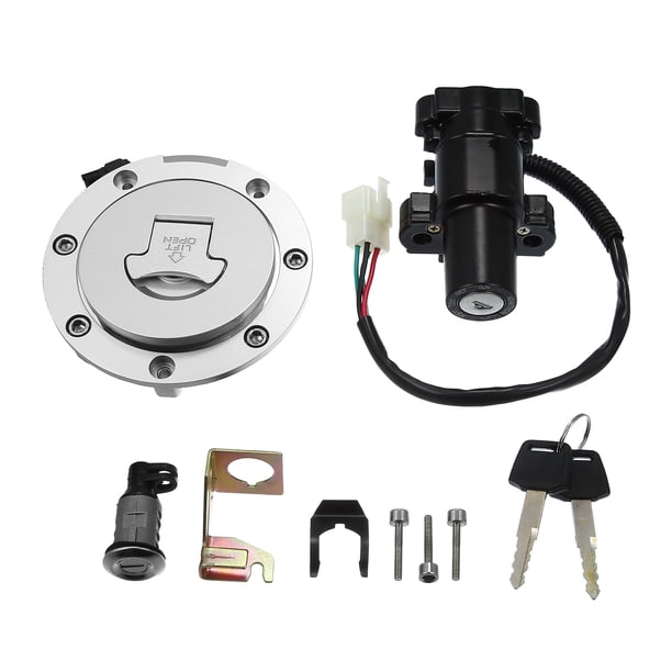 1 Ajuste Encendido Interruptor Combustible Gas Tapa Asiento Bloqueo con Llave para Honda