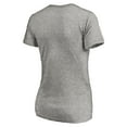 thumbnail image 3 of Women's Fanatics Gray Notre Dame Fighting Irish Primary Logo V-Neck T-Shirt, 3 of 3