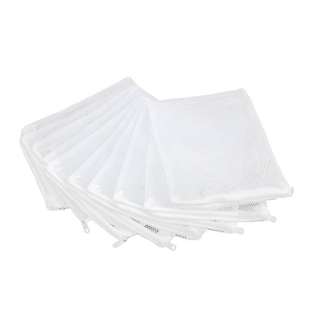 Media 10 bolsas de filtro de acuario bolsas de filtro de nailon de malla grande con cremallera para filtración de anillos de cerámica de carbón activado ANGGREK Otros
