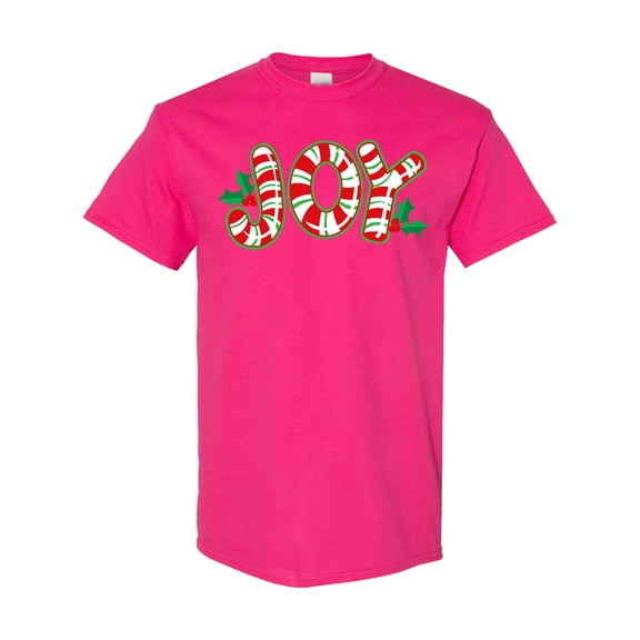 Inktastic Candy Cane Joy T-Shirt