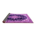 thumbnail image 2 of Ahgly Company Indoor Rectangle Medallion Purple Traditional Area Rugs, 8' x 10', 2 of 4