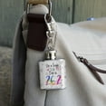 thumbnail image 3 of 26.2 Marathon Scale of 1 to 10 Rainbow Runner Stainless Steel 1oz Mini Flask Key Chain, 3 of 3