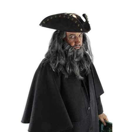 Pirates Of The Caribbean Blackbeard Hat Costume Accessory Adult One