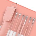 thumbnail image 1 of Ear Wax Removal, Ear Cleaner, Ear Pick, Ear Cleaning Kit, Ear Curette, Stainless Steel Ear Pick Set, Professional Ear Wax Remover With Portable PU Bag 6Pcs, 1 of 5