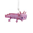 thumbnail image 1 of Décoration Hallmark de Noël, Axolotl rose, Minecraft, 1 of 6