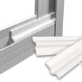 thumbnail image 1 of Burlete de 26 pies para ventanas/puertas Tapón de tiro de ventana autoadhesivo Tira de sellado de espuma Sellado de espacios insonorizado Aislamiento de ventana Bloqueador de tiro de puerta Blanco, 1 of 7