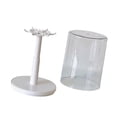 thumbnail image 3 of Vitrina giratoria, caja de almacenamiento, soporte de exhibición versátil, vitrina para figuras de acción, colgantes grandes, objetos de colección, blanco, 3 of 5