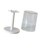 thumbnail image 3 of Vitrina giratoria, caja de almacenamiento, soporte de exhibición versátil, vitrina para figuras de acción, colgantes grandes, objetos de colección, blanco, 3 of 5