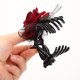 thumbnail image 3 of Pinza para el pelo con forma de rosa y lazo de encaje para mujer, ideal para cabello grueso y fino., 3 of 5