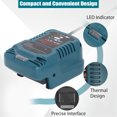 thumbnail image 4 of Electric Tool Battery Charger,  Compatibility with Over Current Guard Wide Application, Compact and Portable, 4 of 7