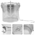 thumbnail image 3 of EeaseCA 1 Pc Stainless Steel Brine Hamper Useful Seasoning Ball Spice Filter (Silver), 3 of 9
