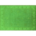 thumbnail image 1 of Ahgly Company Indoor Rectangle Oriental Green Industrial Area Rugs, 8' x 12', 1 of 4