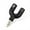 black, variant on For PS4 Earphone Splitter Adapters Adapter Jack Splitter Audio Splitter Mic&Headphone Stereo Plug 3.5mm BLACK