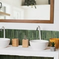 thumbnail image 5 of Smart Tiles Peel and Stick Backsplash, 5 Adhesive Tiles, Morocco Green, 11.43"x9", 5 of 5