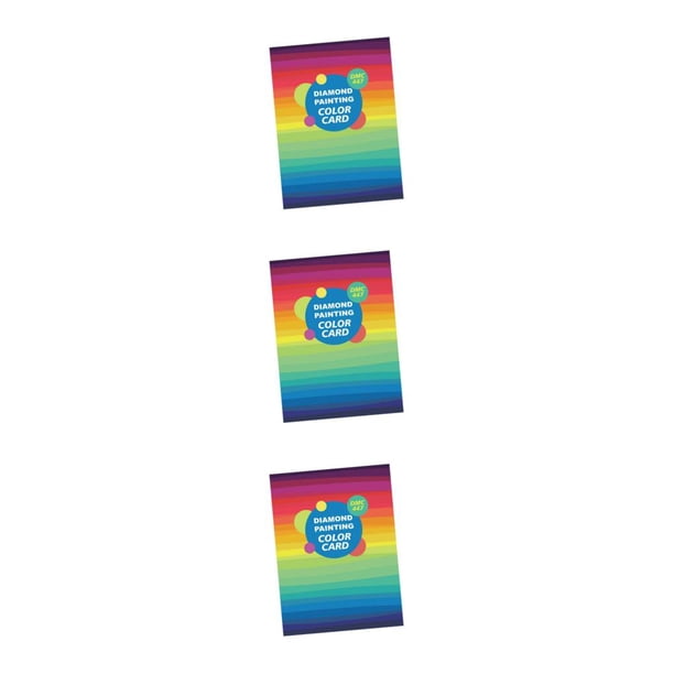 Inteprter Folleto de gráficos de tarjetas de colores de papel imprescindible para entusiastas del bricolaje Folletos de gráficos de tarjetas de Type1 NO1